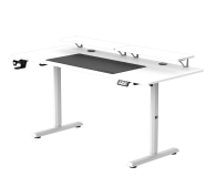 Ultradesk HIGHLANDER XXL Elektryczna regulacja Białe - 1287974 - zdjęcie 1